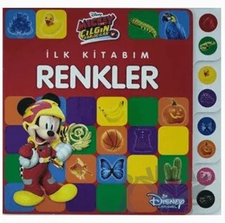 Mickey ve Çılgın Yarışçılar - İlk Kitabım Renkler – Kolektif – Doğan Çocuk kitap kapağı