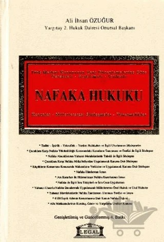 Nafaka Hukuku – Ali İhsan Özuğur – Legal Yayıncılık kitap kapağı