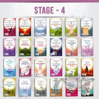 İngilizce Hikaye Kitabı Seti Stage - 4 (24 Kitap) – Robert Barr, Andy Adams, Juliana Horatia Ewing, Elizabeth Gaskell, Richard Harding Davis, F. Marion Crawford, Mary Hallock Foote, Ethel M. Dell, John Fox Jr., George William Curtis, Eliza Lee Cabot Follen – Gece Kitaplığı kitap kapağı