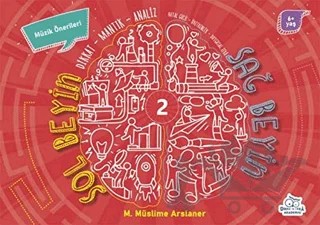 Sağ Beyin Sol Beyin Egzersizleri 2 – M. Müslime Arslaner – Dikkat ve Zeka Akademisi Yayınları kitap kapağı