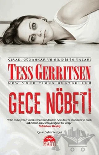 Gece Nöbeti – Tess Gerritsen – Martı Yayınları kitap kapağı