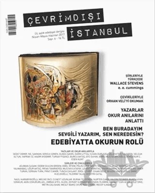 Çevrimdışı İstanbul Üç Aylık Edebiyat Dergisi Sayı: 6 Nisan - Ayıs - Haziran 2017 – Delta Yayınları kitap kapağı