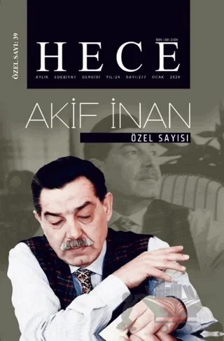 Hece Aylık Edebiyat Dergisi Akif İnan Özel Sayısı:39 / 277 Ocak 2020 – Hece Dergisi kitap kapağı