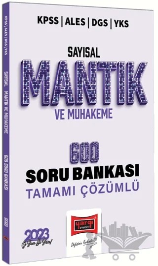 Yargı Yayınları 2023 KPSS ALES DGS YKS Sayısal Mantık ve Muhakeme Tamamı Çözümlü 600 Soru Bankası – Kolektif – Yargı Yayınevi kitap kapağı