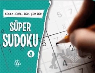 Süper Cep Sudoku 4 – Ayhan Aslan – Ahbap Kitap kitap kapağı