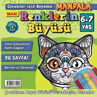 Maxi Renklerin Büyüsü Çocuklar İçin Boyama 5 – İlhan Arlı – Maxi Yayıncılık kitap kapağı
