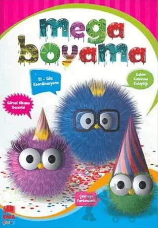 Mega Boyama – Kolektif – Ema Çocuk kitap kapağı