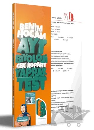 AYT Biyoloji Çek Kopar Yaprak Test – Dilek Kuvvet – Benim Hocam Yayınları kitap kapağı