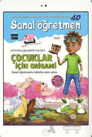 Sanal Öğretmen - Çocuklar İçin Origami – Kolektif – Artge Kids kitap kapağı