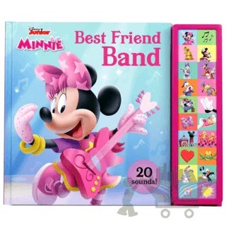 Disney: Jr Minnie - Best Friend Band! – Kolektif – Pi Kids kitap kapağı