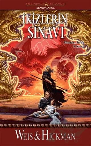 İkizlerin Sınavı - Efsaneler Serisi 3. Kitap – Margaret Weiss, Tracy Hickman – İthaki Yayınları kitap kapağı