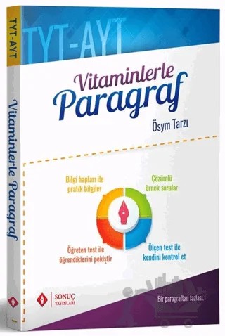 YKS Vitaminlerle Paragraf – Kolektif – Sonuç Yayınları kitap kapağı