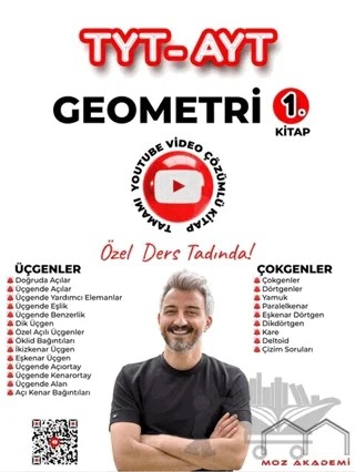 TYT AYT Geometri 1. Kitap Tamamı Çözümlü Soru Bankası – Mahsum Öztürk – Alan Yayınları kitap kapağı