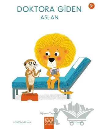 Doktora Giden Aslan – Louison Nielman – 1001 Çiçek Kitaplar kitap kapağı