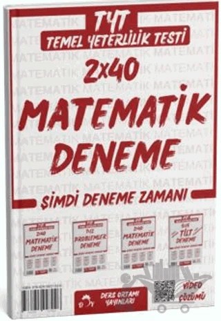 2025 TYT Matematik 2 Deneme Tamamı Video Çözümlü – Kollektif – Ders Ortamı Yayınları kitap kapağı