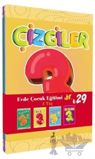 Evde Çocuk Eğitimi Seti 3 Yaş (4 Kitap Takım) – Kolektif – Ren Çocuk kitap kapağı