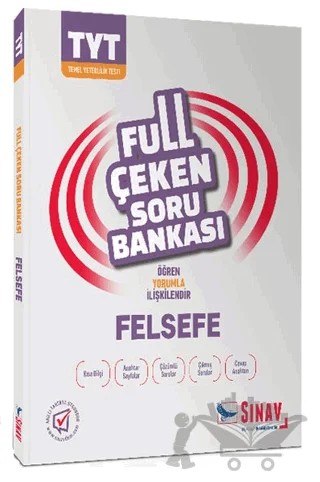 2019 TYT Felsefe Full Çeken Soru Bankası – Kolektif – Sınav Yayınları kitap kapağı