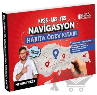 2026 KPSS-AGS-YKS Navigasyon Harita Ödev Kitabı – Mehmet Eğit – Eğit Akademi kitap kapağı