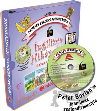Primary Readers - Activity Books İngilizce Hikayeler Level 3 (Kutulu) – M. Hasan Uncular – D Publishing Yayınları kitap kapağı