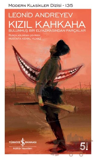 Kızıl Kahkaha – Leonid Andreyev – İş Bankası Kültür Yayınları kitap kapağı