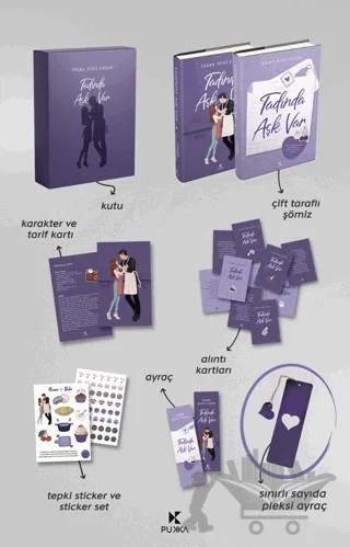 Tadında Aşk Var (Pleksi Ayraçlı Kutu Set) – Tuğba Atıcı Coşar – Pukka Yayınları kitap kapağı