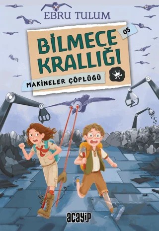 Bilmece Krallığı 5 - Makineler Çöplüğü – Ebru Tulum – Acayip Kitaplar kitap kapağı