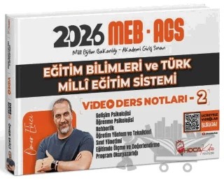 MEB-AGS Eğitim Bilimleri ve Türk Milli Eğitim Sistemi Video Ders Notları - 2 – Ömer Ekici – Hoca Kafası Yayınları kitap kapağı