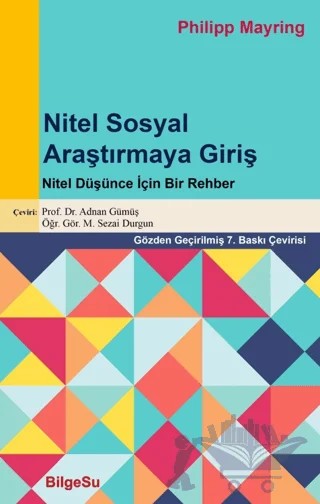 Nitel Sosyal Araştırmaya Giriş – Philipp Mayring – BilgeSu Yayıncılık kitap kapağı