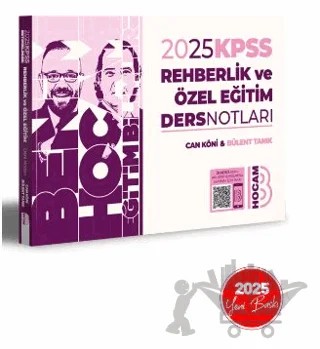 2025 KPSS Eğitim Bilimleri Rehberlik ve Özel Eğitim Video Ders Notları – Can Köni, Bülent Tanık – Benim Hocam Yayınları kitap kapağı