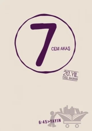 7 - 20.Yıl Özel Baskı – Cem Akaş – Altıkırkbeş Yayınları kitap kapağı