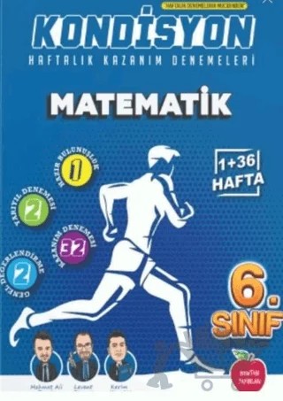 6. Sınıf Kondisyon Matematik Haftalık Kazanım Denemeleri 33 Hafta – Mehmet Ali Demir, Levent Tayyar, Kerim Uzuntaş – Newton Yayınları kitap kapağı