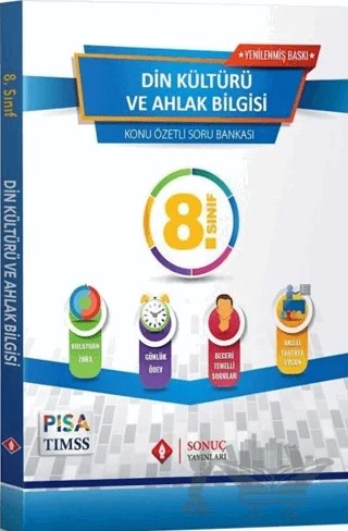 8. Sınıf LGS Din Kültürü ve Ahlak Bilgisi Konu Özetli Soru Bankası – Kolektif – Sonuç Yayınları kitap kapağı