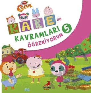 Kare İle Kavramları Öğreniyorum 5 – Kolektif – Erdem Çocuk kitap kapağı