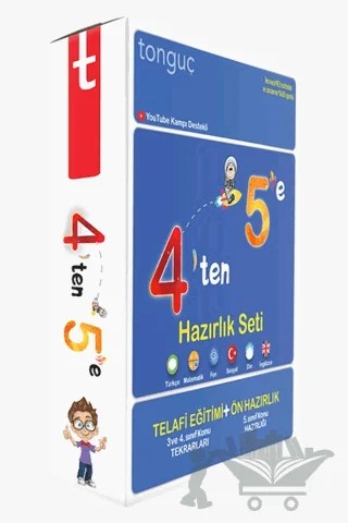4'ten 5'e Hazırlık Seti – Kolektif – Tonguç Akademi kitap kapağı