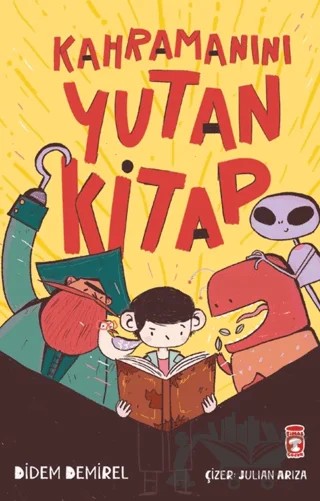 Kahramanını Yutan Kitap – Didem Demirel – Timaş Çocuk kitap kapağı