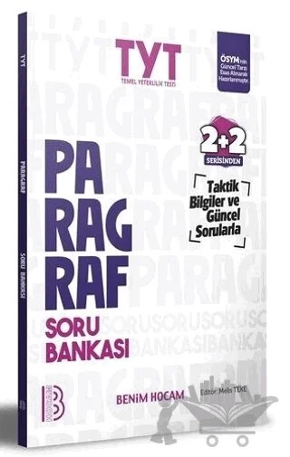 TYT Paragraf Soru Bankası – Melis Teke – Benim Hocam Yayınları kitap kapağı