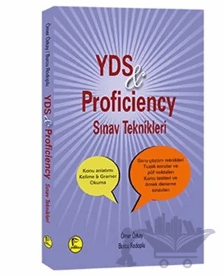 YDS - Proficiency Sınav Teknikleri – Burcu Rodoplu, Ömer Özkaya – Pelikan Tıp Teknik Yayıncılık kitap kapağı