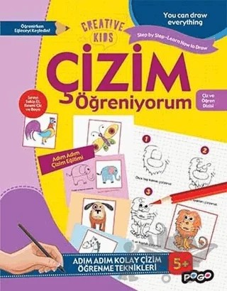 Çizim Öğreniyorum – Kolektif – Pogo Çocuk kitap kapağı