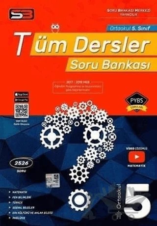 Ortaokul 5. Sınıf Tüm Dersler Soru Bankası – Kolektif – SBM Yayıncılık kitap kapağı