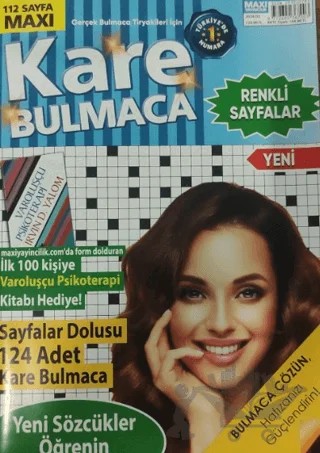 Kare Bulmaca 2024 - 03 – Maxi Yayıncılık kitap kapağı