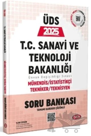 T.C Sanayi ve Teknoloji Bakanlığı UDS Mühendis - İstatistik - Tekniker - Teknisyen Konu Anlatımlı Soru Bankası – Kollektif – Data Yayınları kitap kapağı