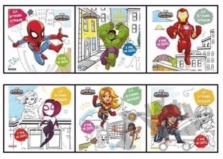 İlk Boyama Kitaplarım Seti - Marvel Super Hero Adventures (6 Kitap Takım) – Kolektif – Beta Kids kitap kapağı