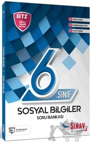 6. Sınıf Sosyal Bilgiler Soru Bankası – Kolektif – Sınav Yayınları kitap kapağı
