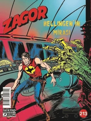 Zagor Sayı 213 - Hellingen’in Mirası – Lal Kitap kitap kapağı