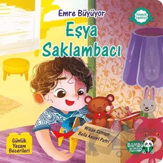 Eşya Saklambacı - Emre Büyüyor – Wikan Satriati – Bambu Kitap kitap kapağı