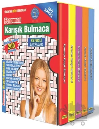 Fenomen Karışık Bulmaca Seti - 5 Kitap – Kolektif – Maxi Yayıncılık kitap kapağı