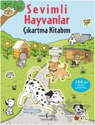 Sevimli Hayvanlar Çıkartma Kitabım – Jessica Greenwell – İş Bankası Kültür Yayınları kitap kapağı