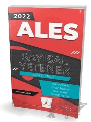2022 ALES Sayısal Yetenek Son Tekrar Konu Anlatımı – Nuh Hellagün – Pelikan Tıp Teknik Yayıncılık kitap kapağı