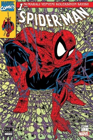 Spider - Man 1 McFarlane – Todd McFarlane – Marmara Çizgi kitap kapağı