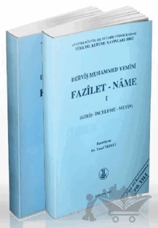 Derviş Muhammed Yemini Fazilet-Name 1-2 (2 Cilt Takım) – Yusuf Tepeli – Türk Dil Kurumu Yayınları kitap kapağı